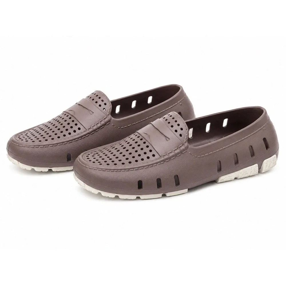 Floafers Loafers 12 Driftwood Driver Coastal Preppy Lightweight Boat Shoes